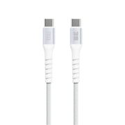 Blu Element USB-C to USB-C 6 ft 100W+ Braided Cable White