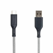 Ventev USB-A to USB-C 6 ft Braided Cable Grey