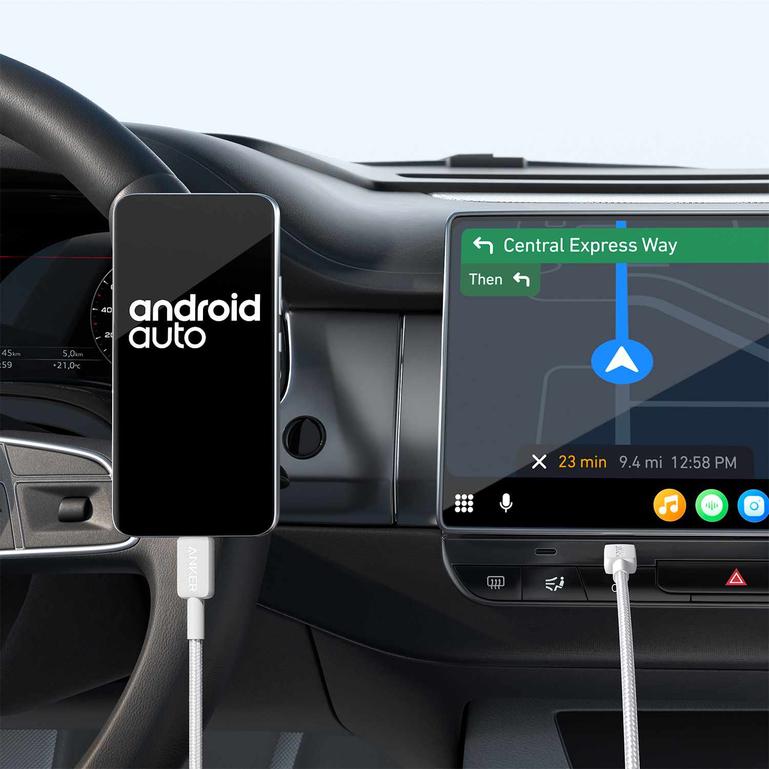 Anker USB-C to USB-C Cable 3ft White