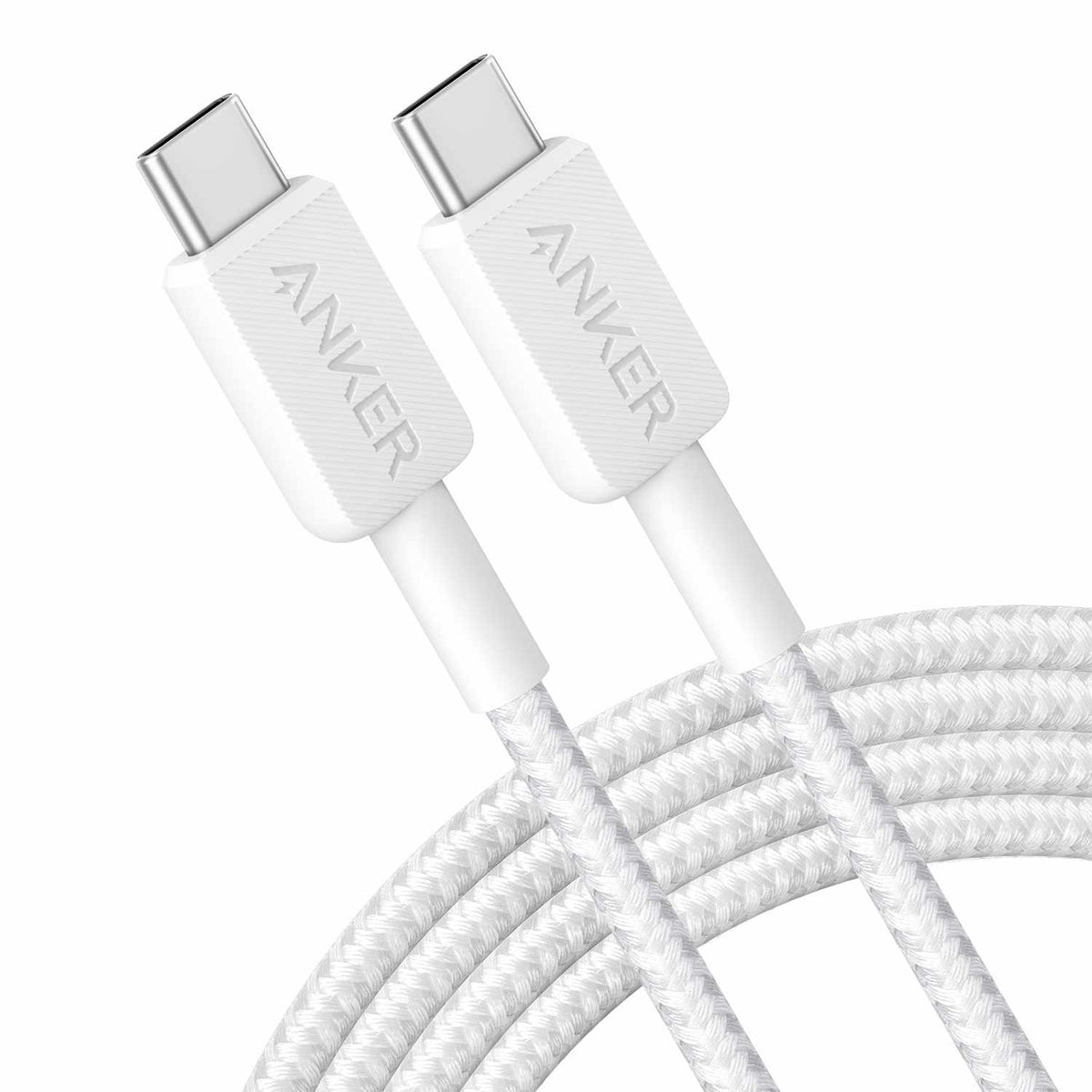 Anker USB-C to USB-C 6 ft Cable White