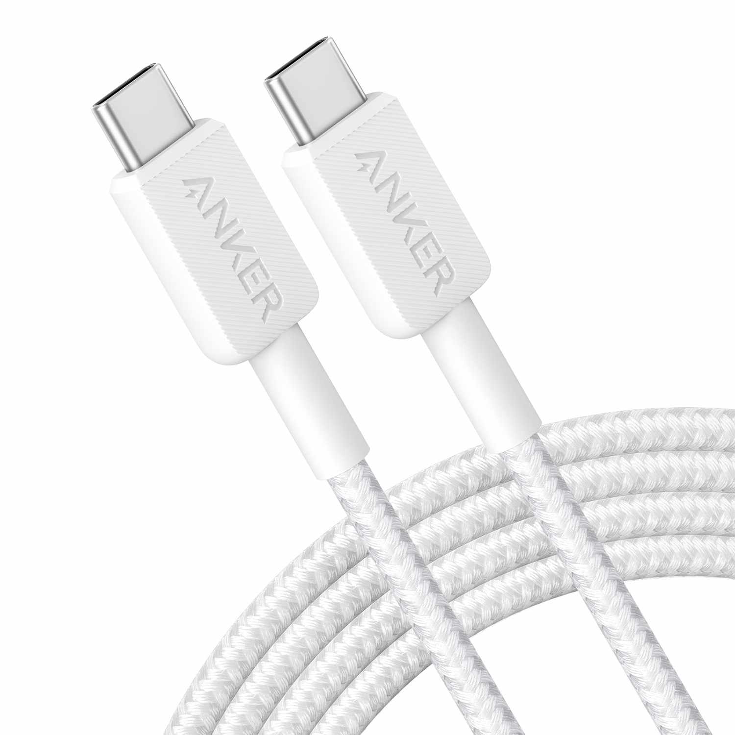 Anker USB-C to USB-C 6 ft Cable White