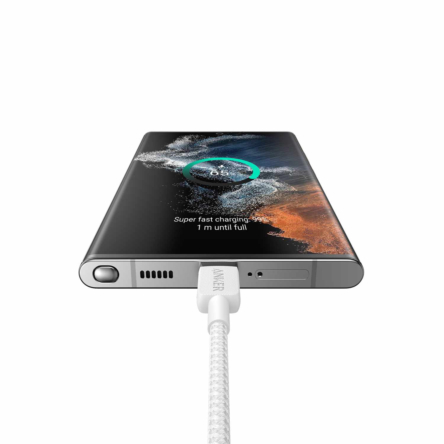Anker USB-C to USB-C 6 ft Cable White