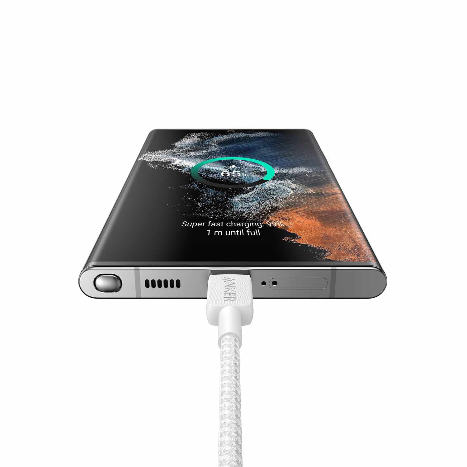 Anker USB-C to USB-C 10 ft Cable White