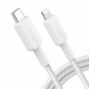 Anker USB-C to Lightning 3 ft Cable White