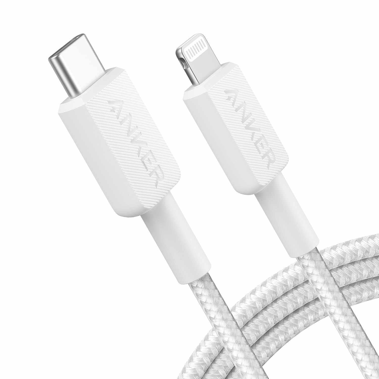 Anker USB-C to Lightning 6 ft Cable White