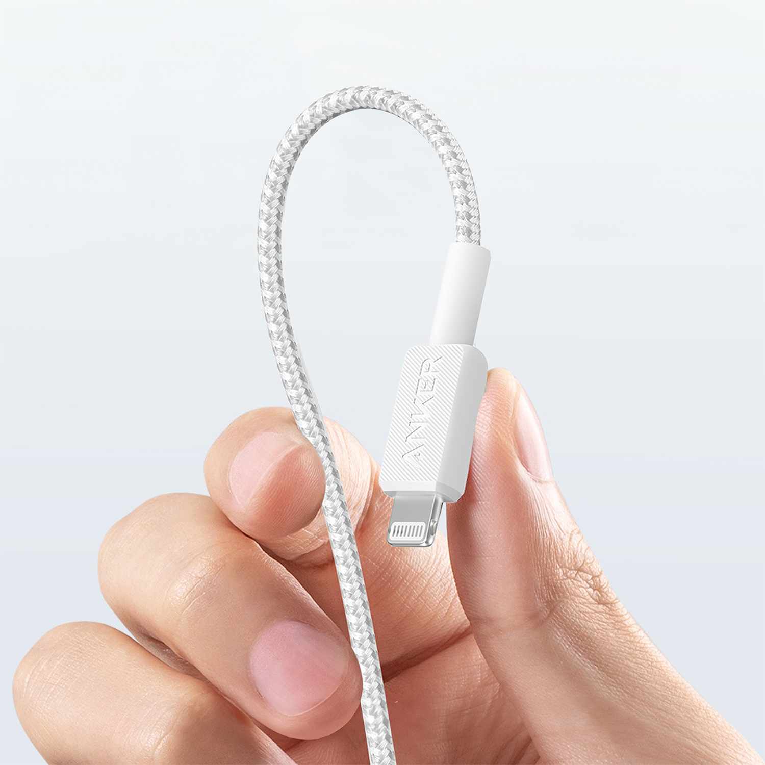 Anker USB-C to Lightning 6 ft Cable White