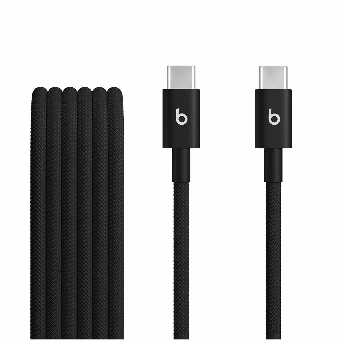 Beats USB-C to USB-C 5 ft Braided Cable Black