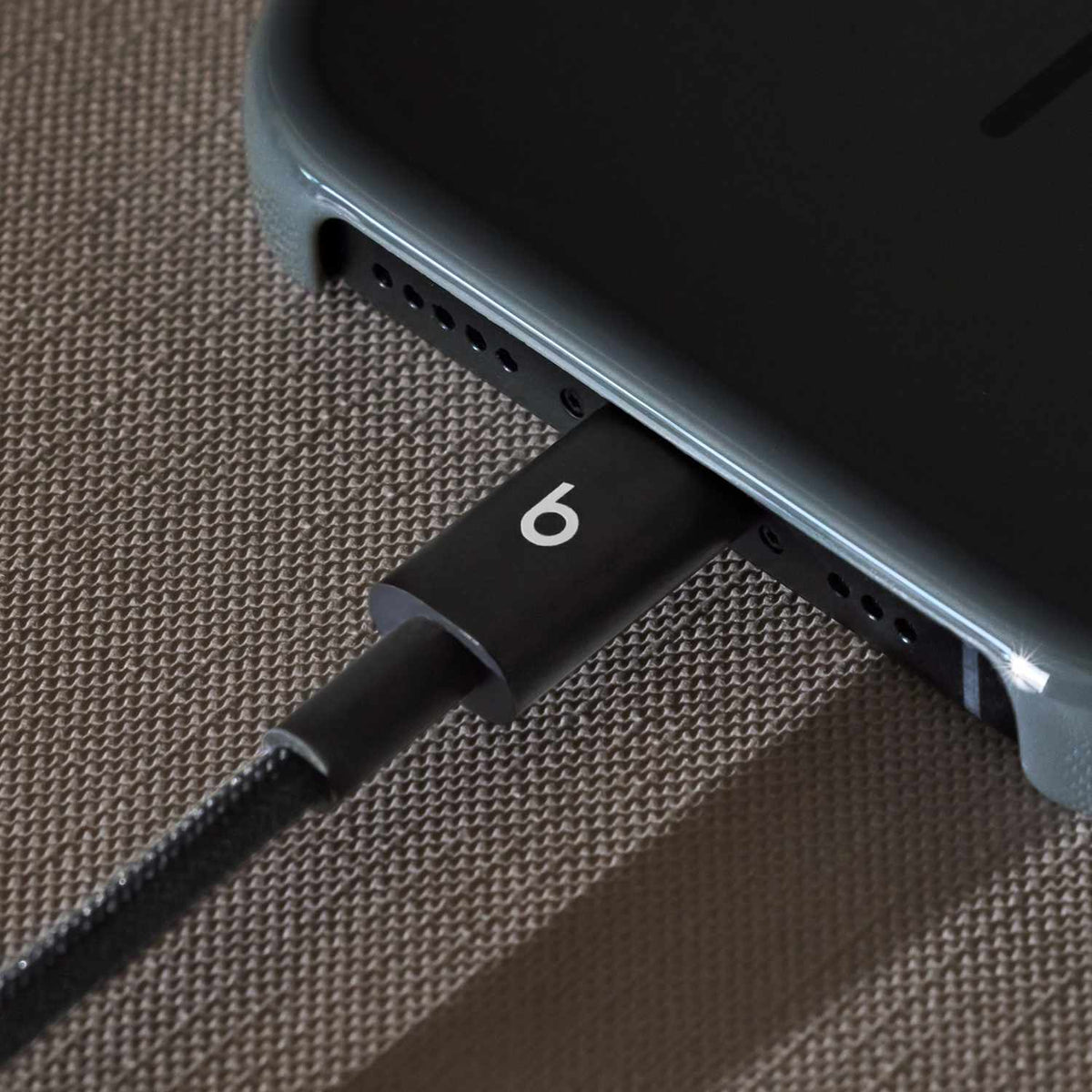 Beats USB-C to USB-C 5 ft Braided Cable Black