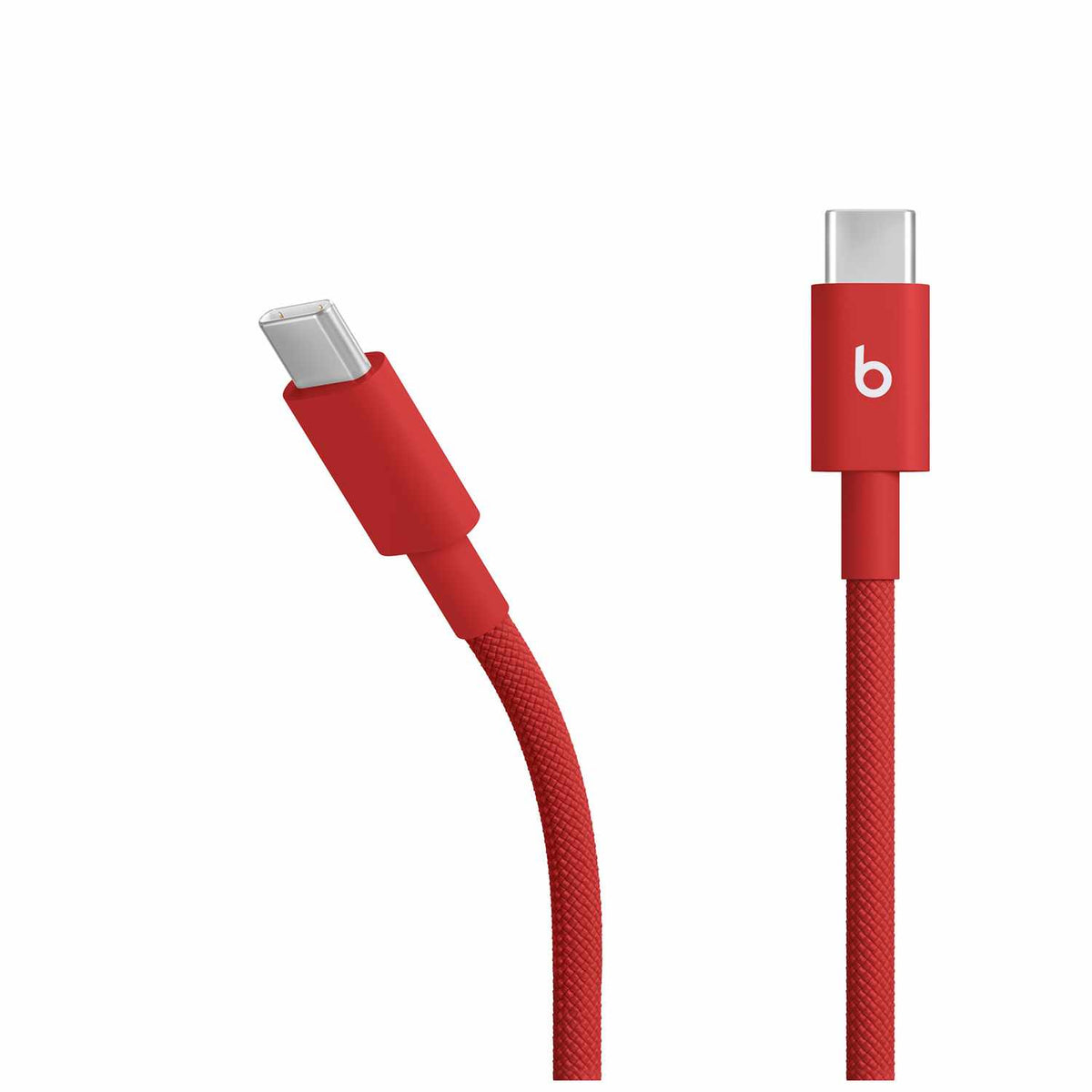 Beats USB-C to USB-C 5 ft Braided Cable Red