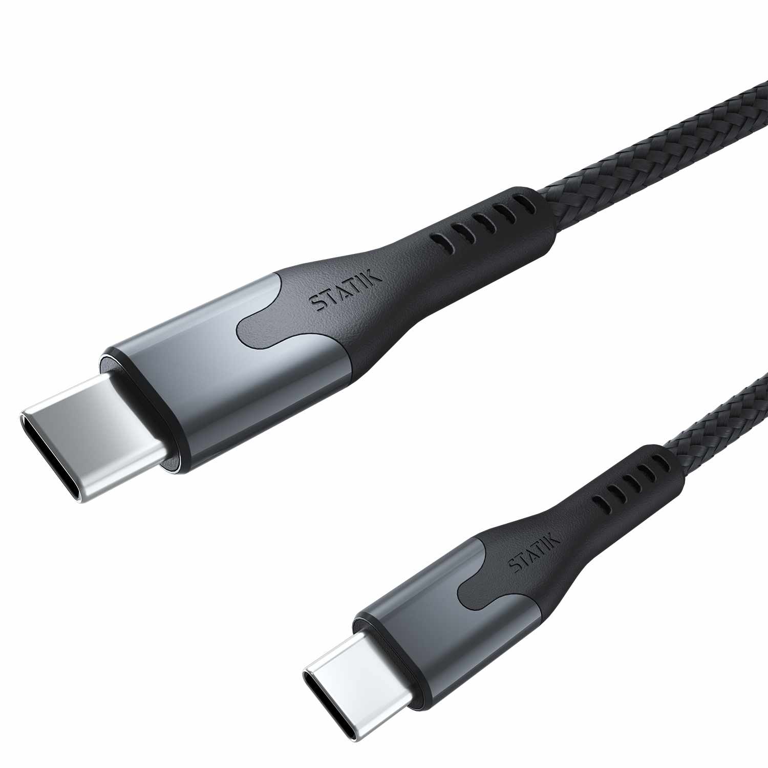 Blu Element SelfCoil Magnetic Cable USB-C to USB-C 3.3 ft Black