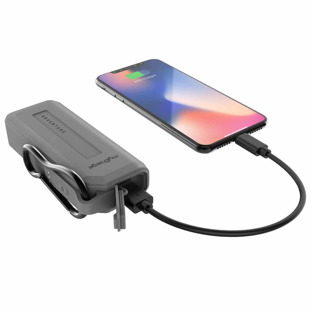myCharge Adventure H2O 3350 mAh Powerbank Grey Power Bank