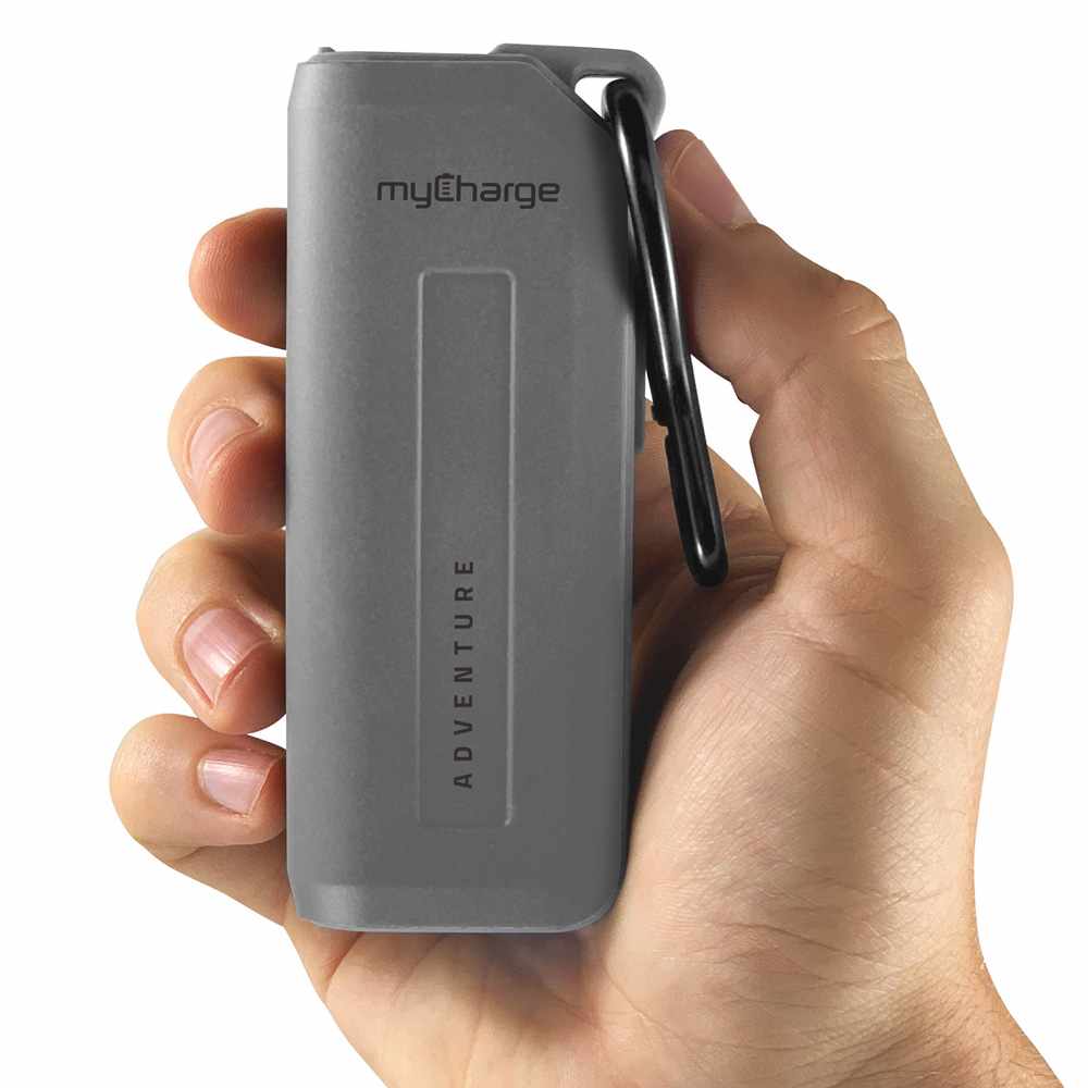 myCharge Adventure H2O 3350 mAh Powerbank Grey Power Bank