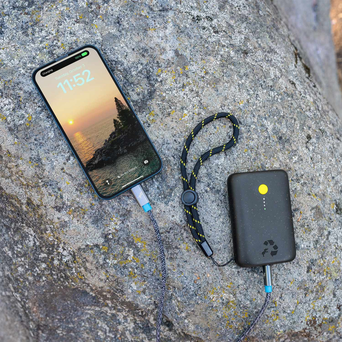 Nimble Champ PD Battery 10.000 mAh 20W 2-Ports USB-C Midnight Black