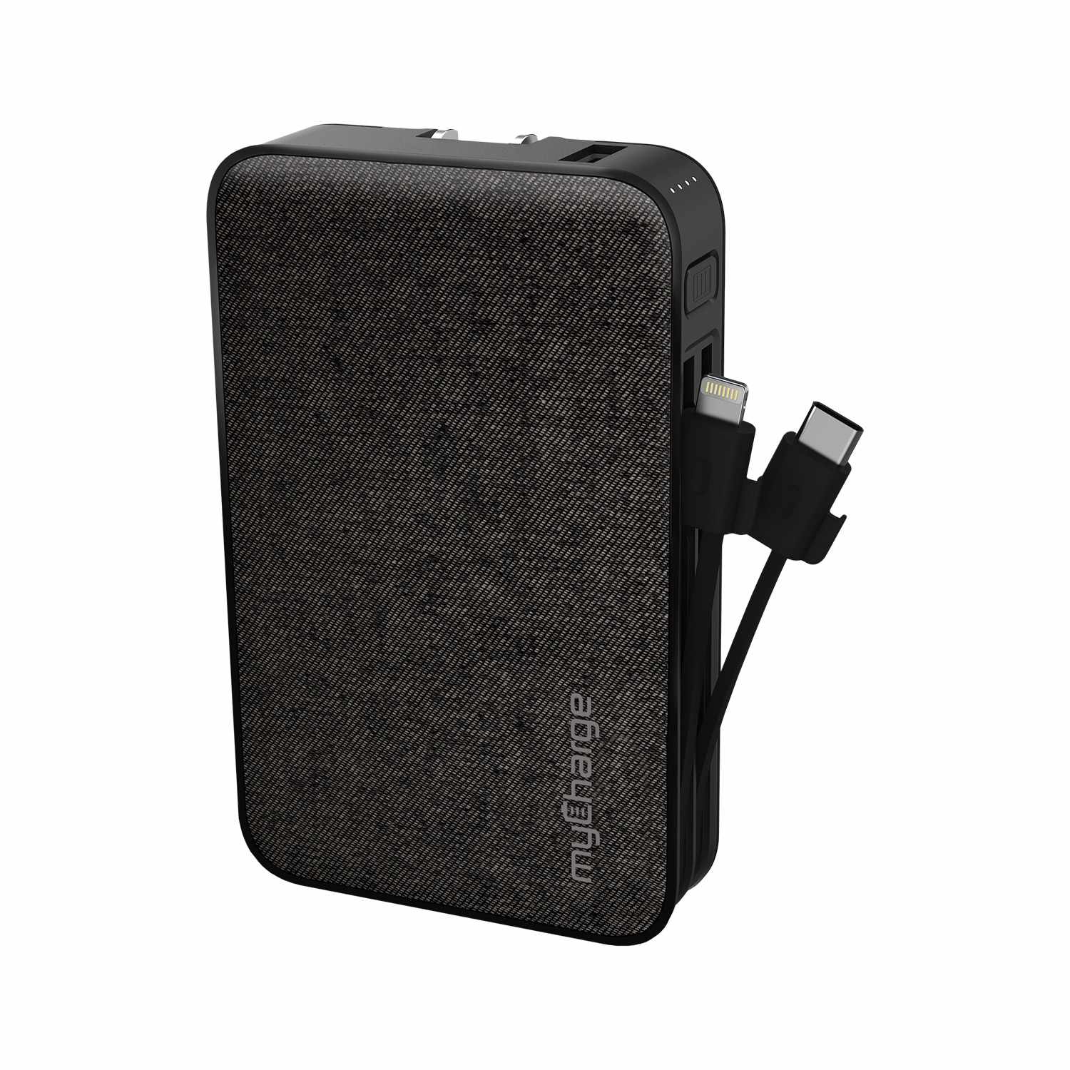 myCharge PowerHub Ultra 10,000 mAh Black Power Bank