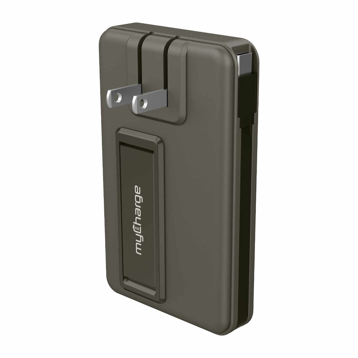 myCharge Maglock Hub All-In-One Wireless Power Bank 5,000 mAh Black