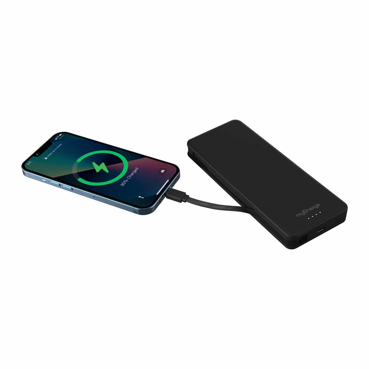 myCharge AMP Prong Powerbank 20000 mAh Black Power Bank