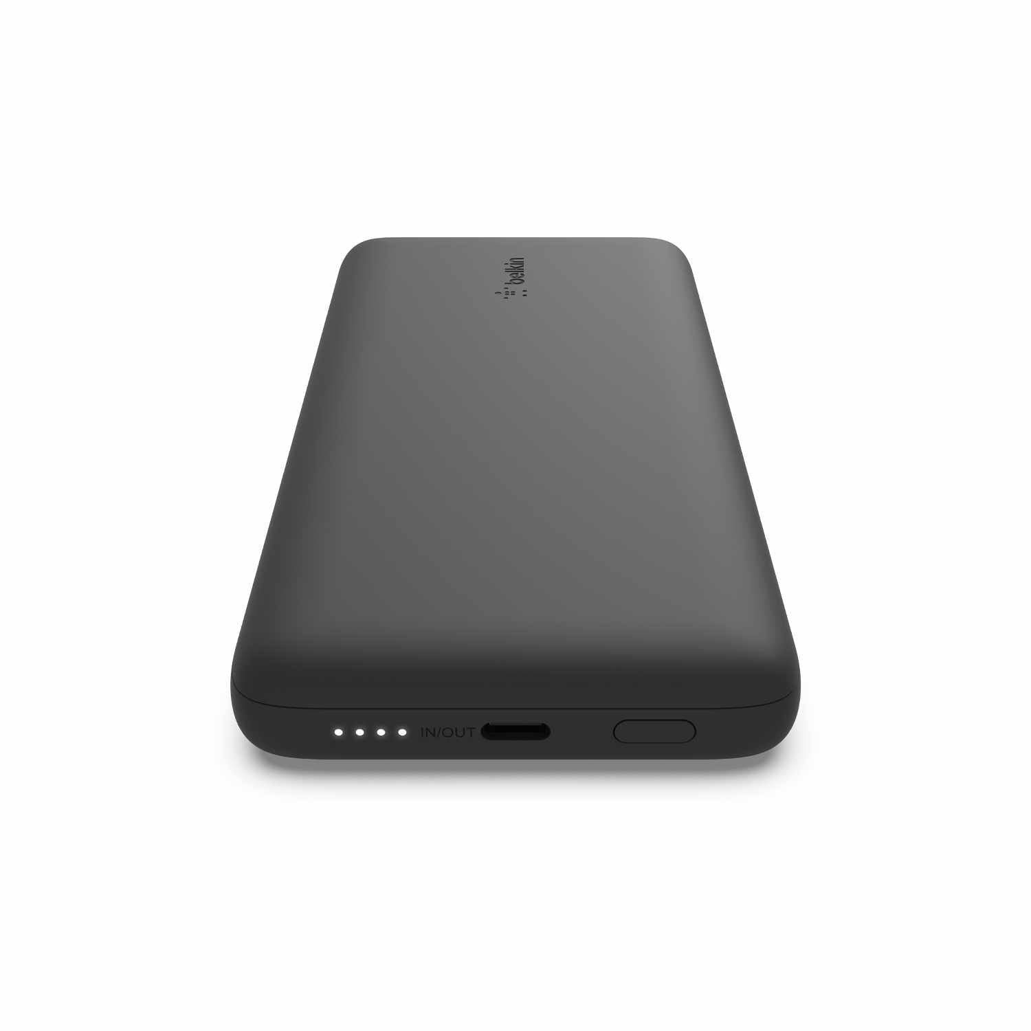 Belkin BoostCharge Plus Power Bank 10.000 mAh with integrated USB-C and Lightning cable Black