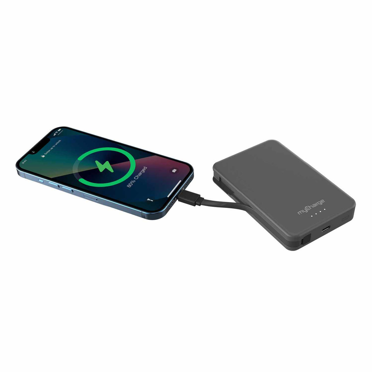 myCharge AM50GCA Power & Cable 5,000 mAh Grey