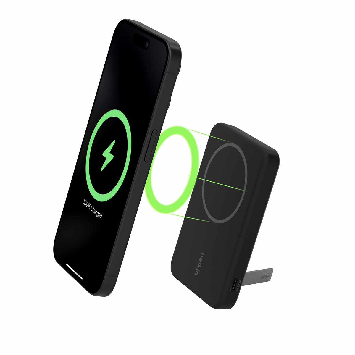 Belkin BoostCharge Pro Qi2 Wireless Power Bank 5,000 mAh 15W Black