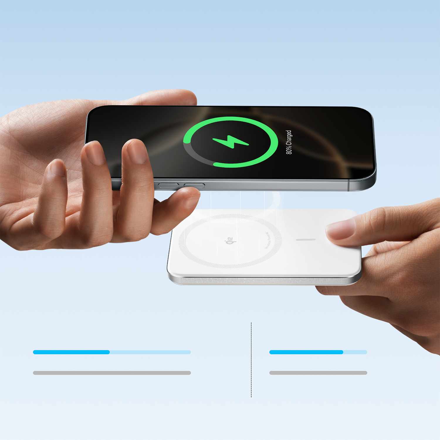 Anker Nano Slim Qi2 Wireless Power Bank 5,000 mAh 15W White