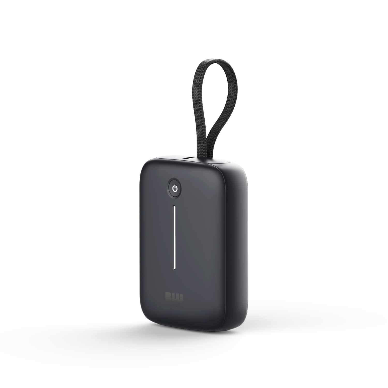 Blu Element PowerFlex 10,000 mAh 20W PD Power Bank with Built-In USB-C Cable Black
