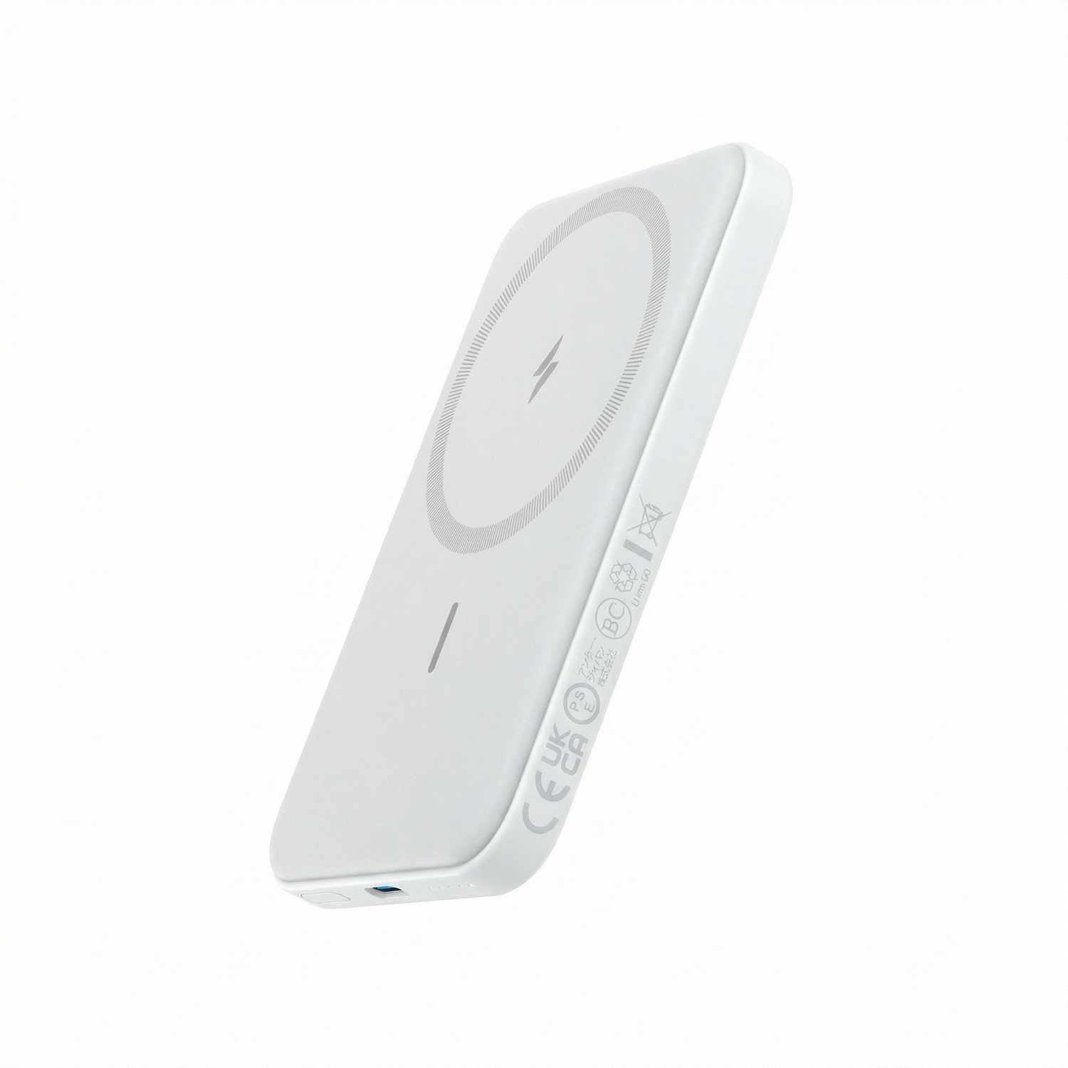Anker 5,000 mAh 7.5W Magnetic Portable Battery White