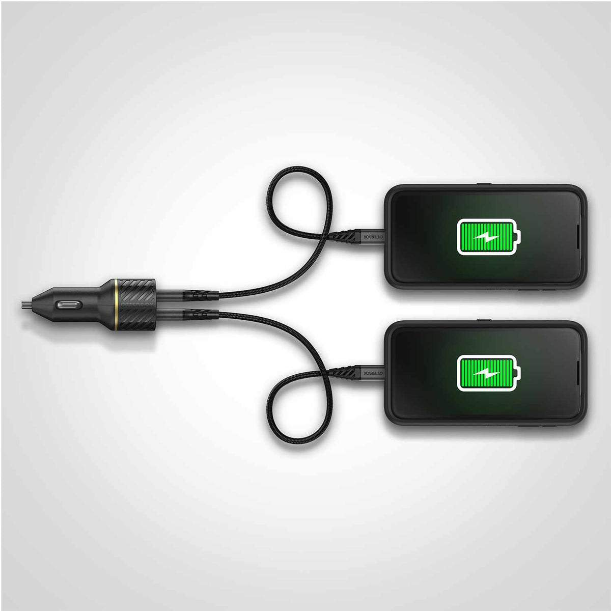 OtterBox Premium Car Charger 30W PD 2-Port USB-C/USB-A Black