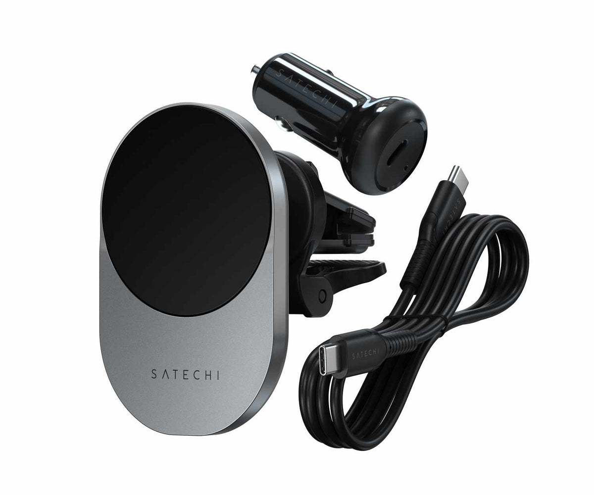 Satechi STQ2CCM Qi2 Car Charger Space Gray Grey