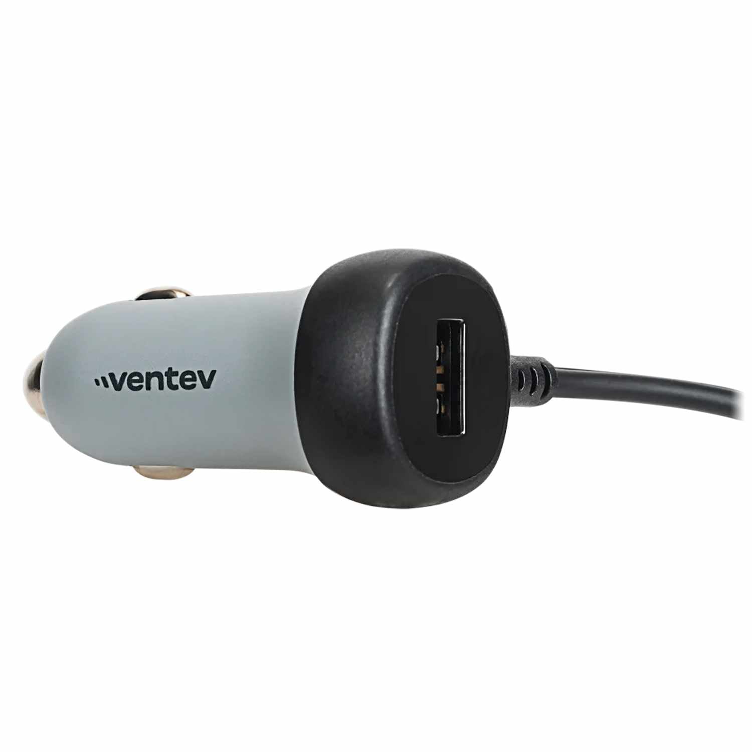 Ventev Car Charger 27W USB-C Black with USB Cable Black