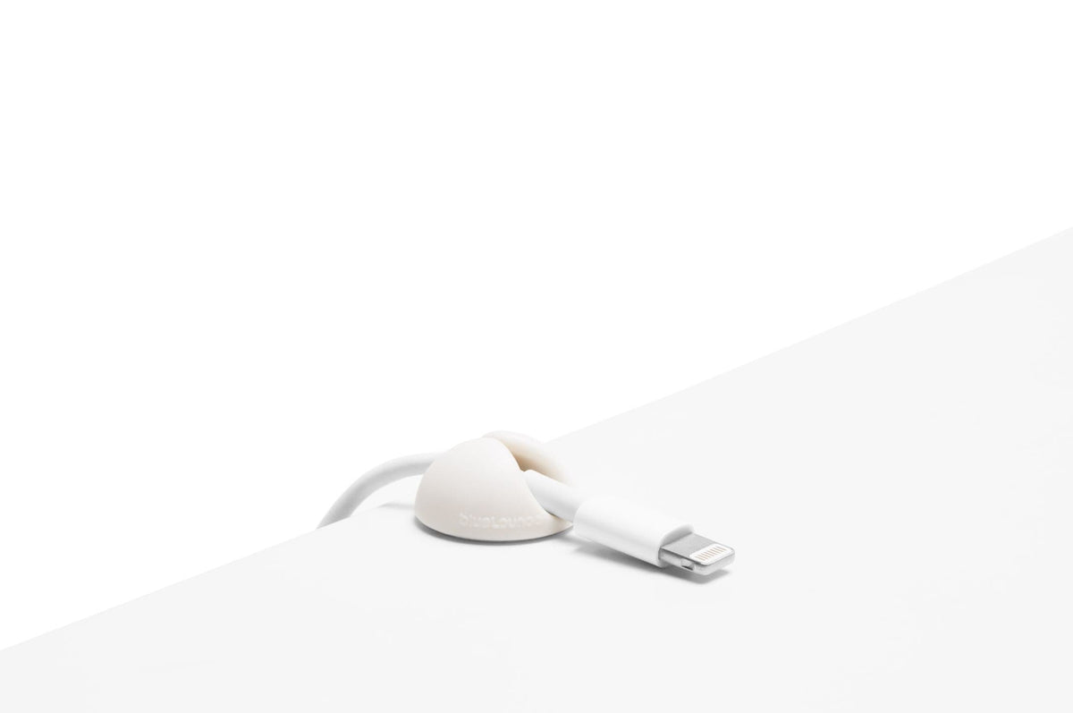 Bluelounge CDMWH Cabledrop CableClip Mini White