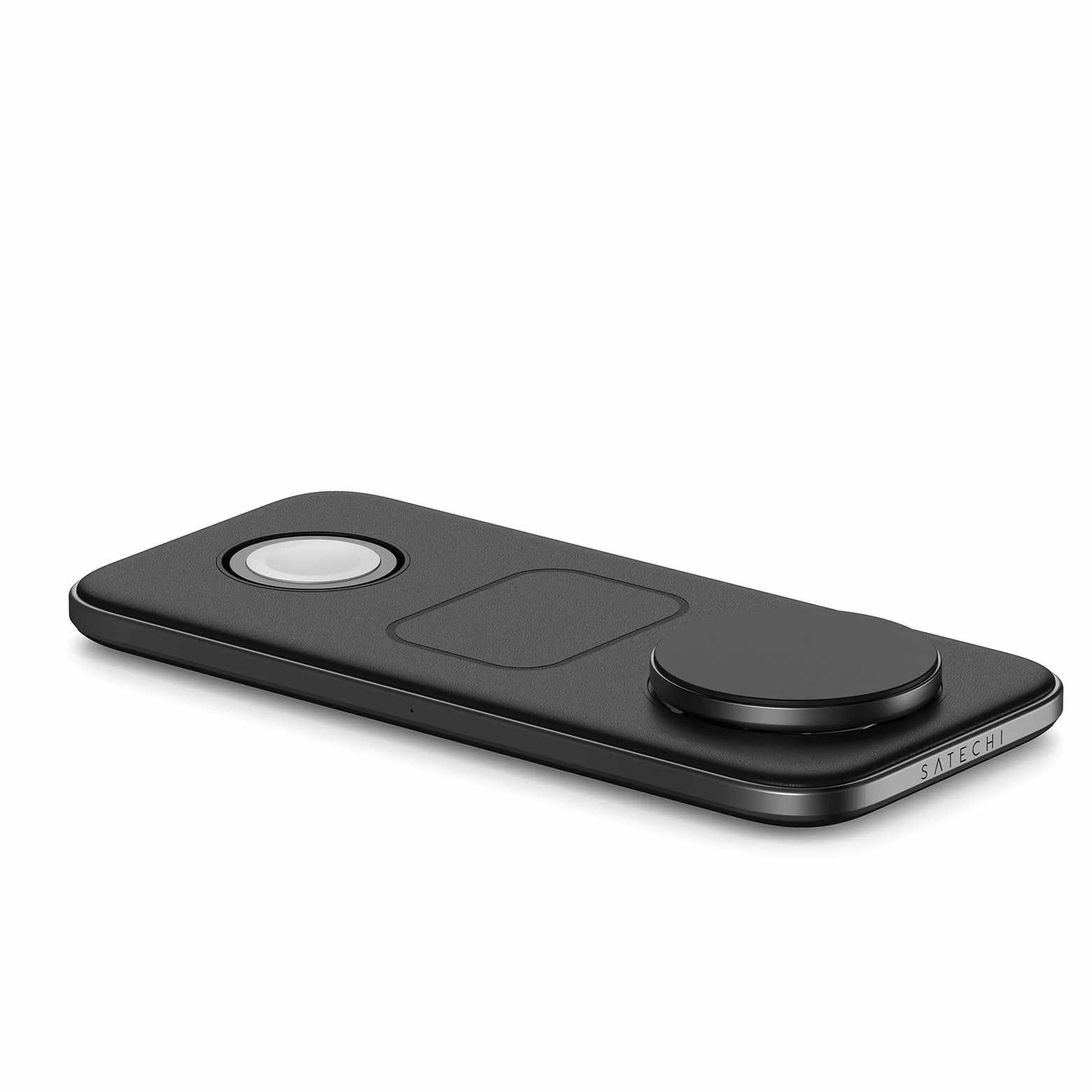 Satechi Qi2 Trio Wireless Charging Pad Space Gray Grey