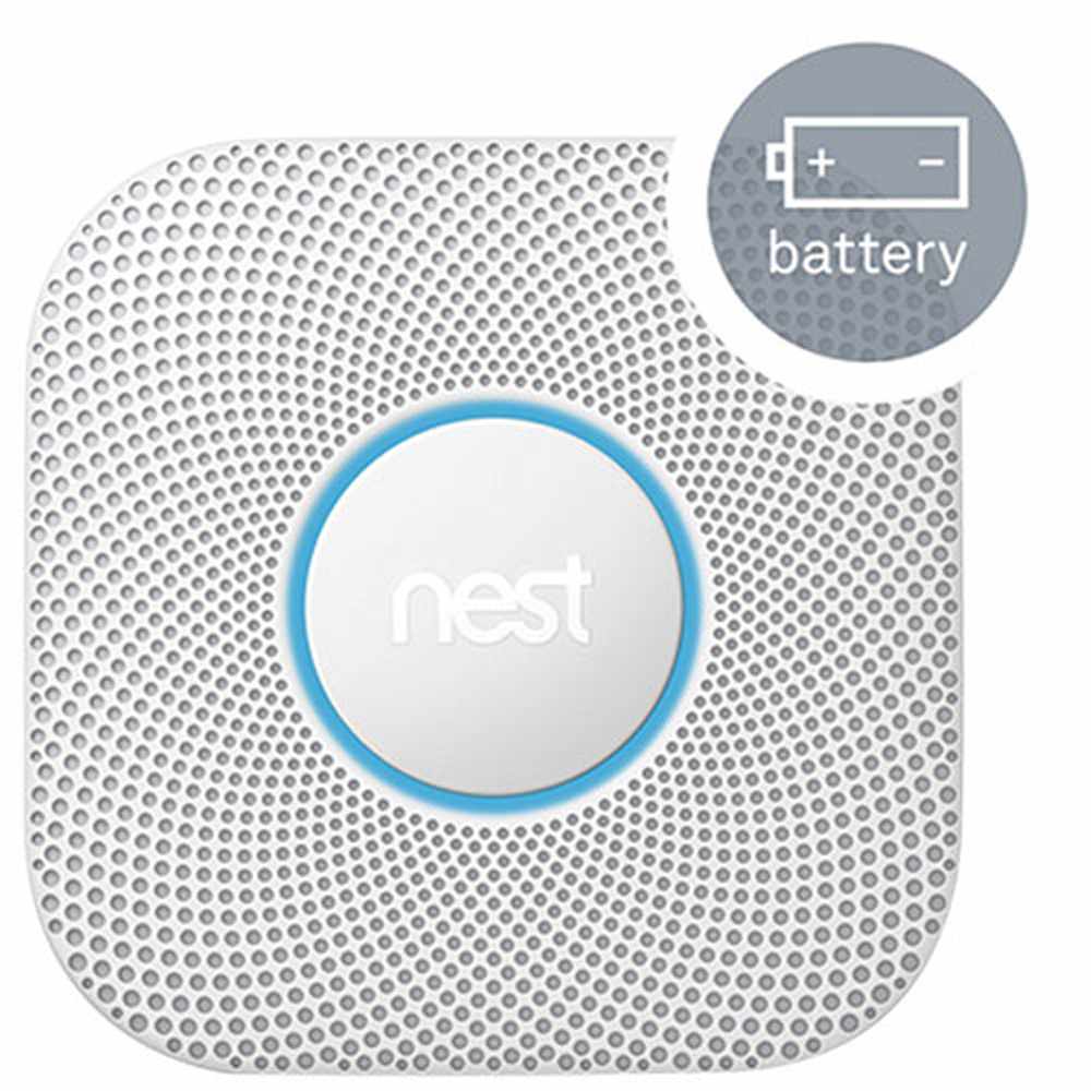 Google S3000BWEF Nest Protect Alarm (Battery) 2nd Gen White