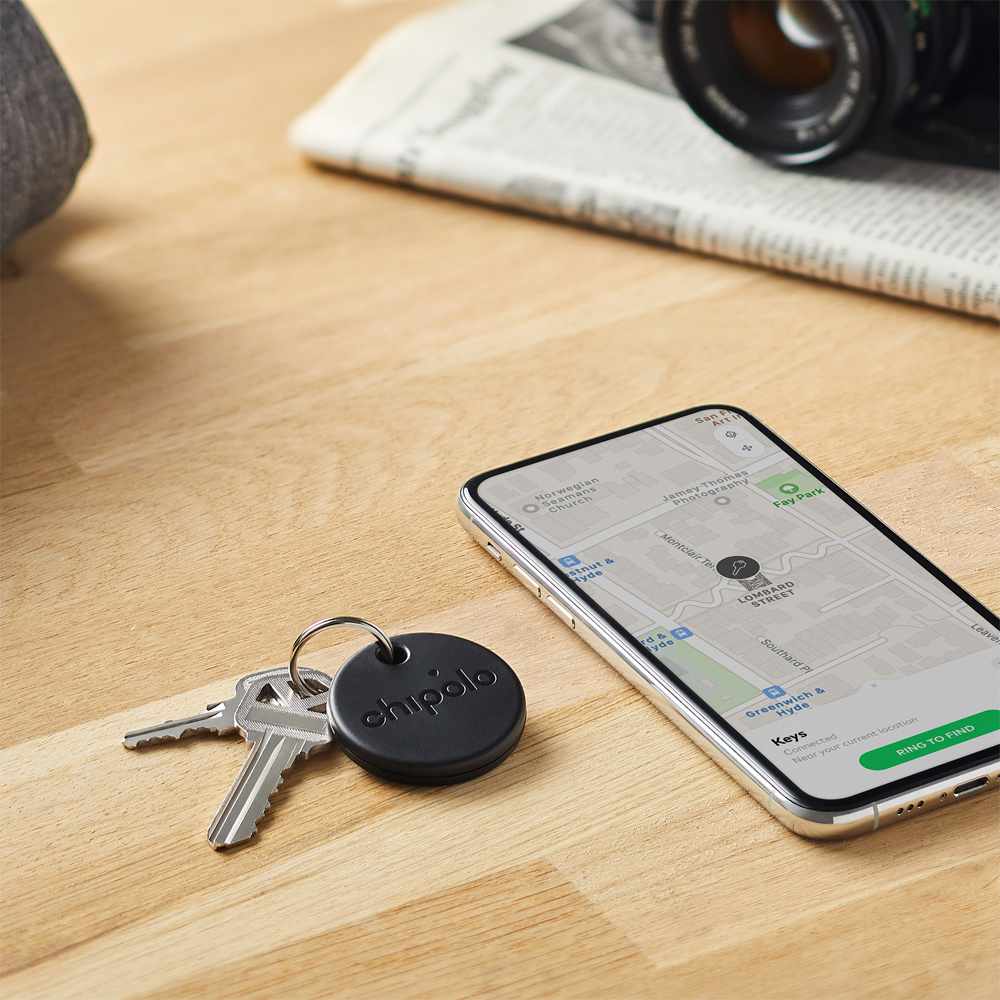 Chipolo CHC19MBKCAR ONE Bluetooth Item Finder Black