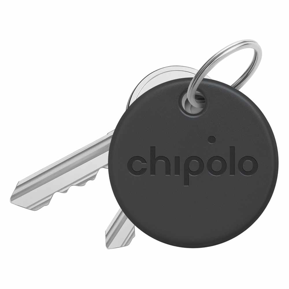 Chipolo CHC21MGYRFREN2P One Spot Bluetooth Item Finder (Works with the Apple Find My Network) 2-Pack Almost Black