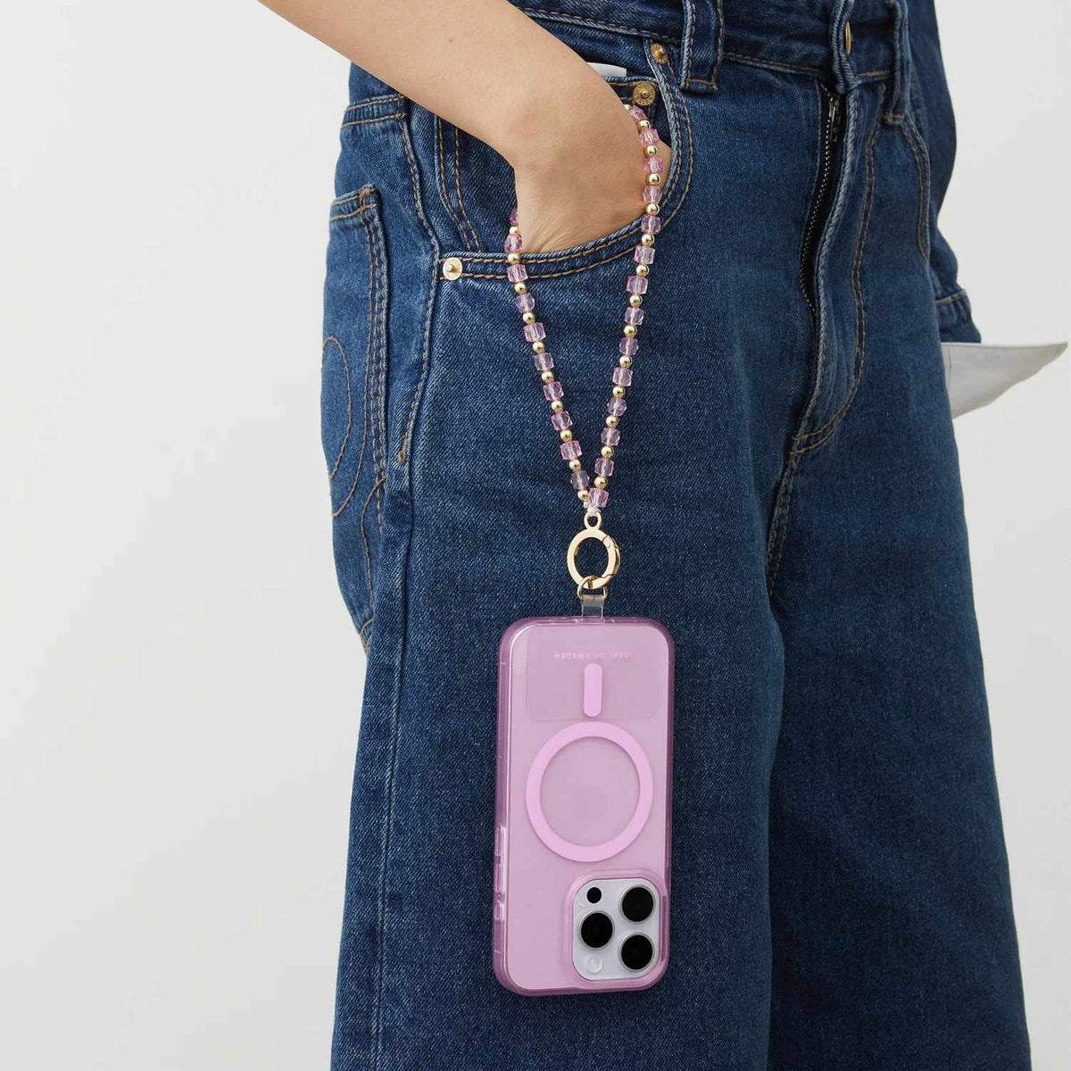 Ideal of Sweden Phone Wristlet Light Pink