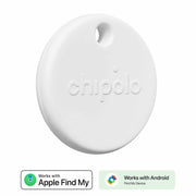Chipolo POP Tracking Tag (Works with Googleâ€™s Find My Device or Apple Find My) White