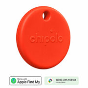 Chipolo POP Tracking Tag (Works with Googleâ€™s Find My Device or Apple Find My) Red