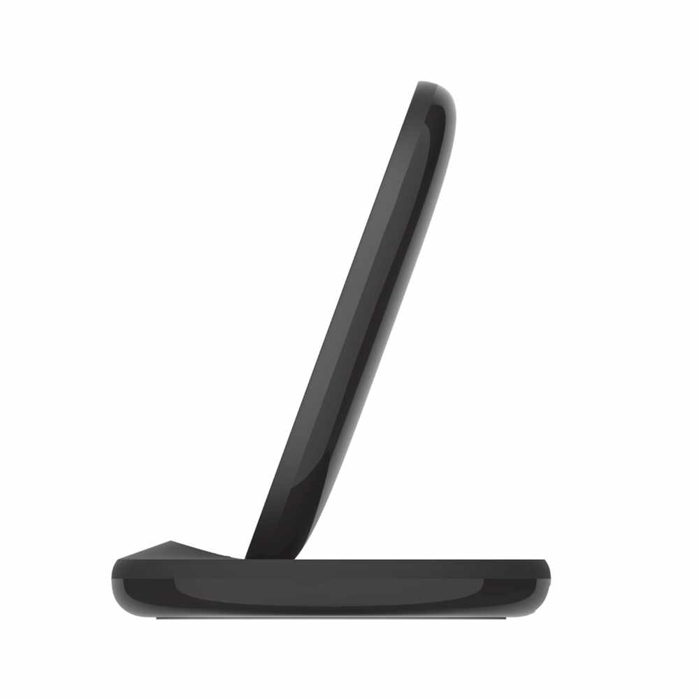 Blu Element Belkin BoostCharge 15W Wireless Charging Stand + QCÃŠ3.0 24W Wall Charger Black