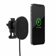 Blu Element BEWCQi2CAR Qi2 Wireless Charging Car Mount 15W MagSafe Compatible Black