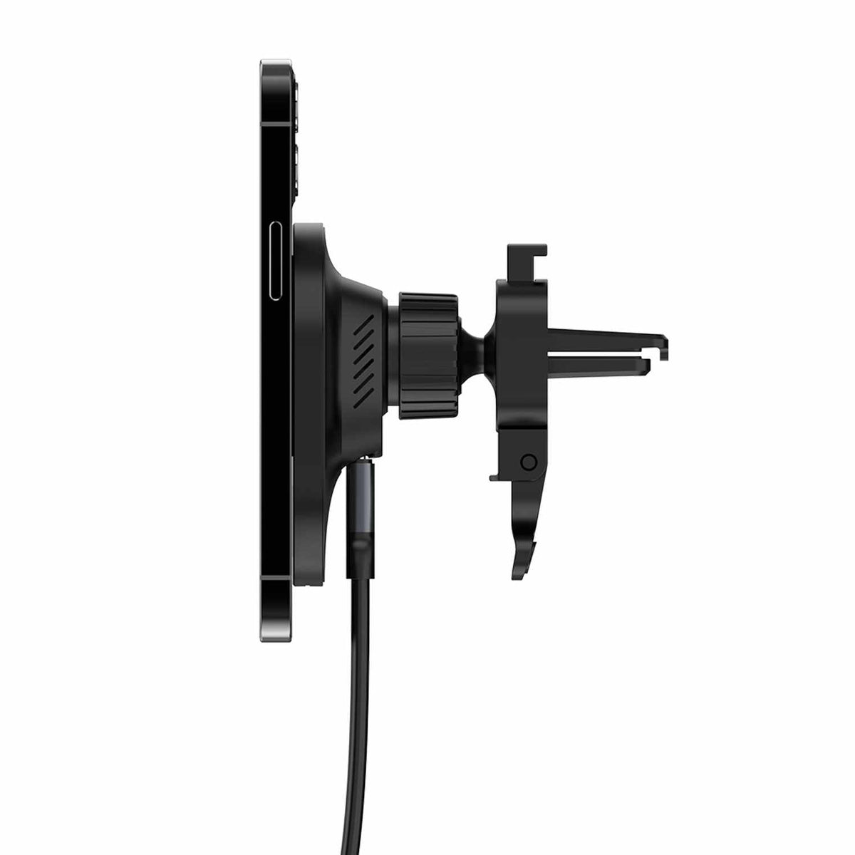 Blu Element BEWCQi2CAR Qi2 Wireless Charging Car Mount 15W MagSafe Compatible Black