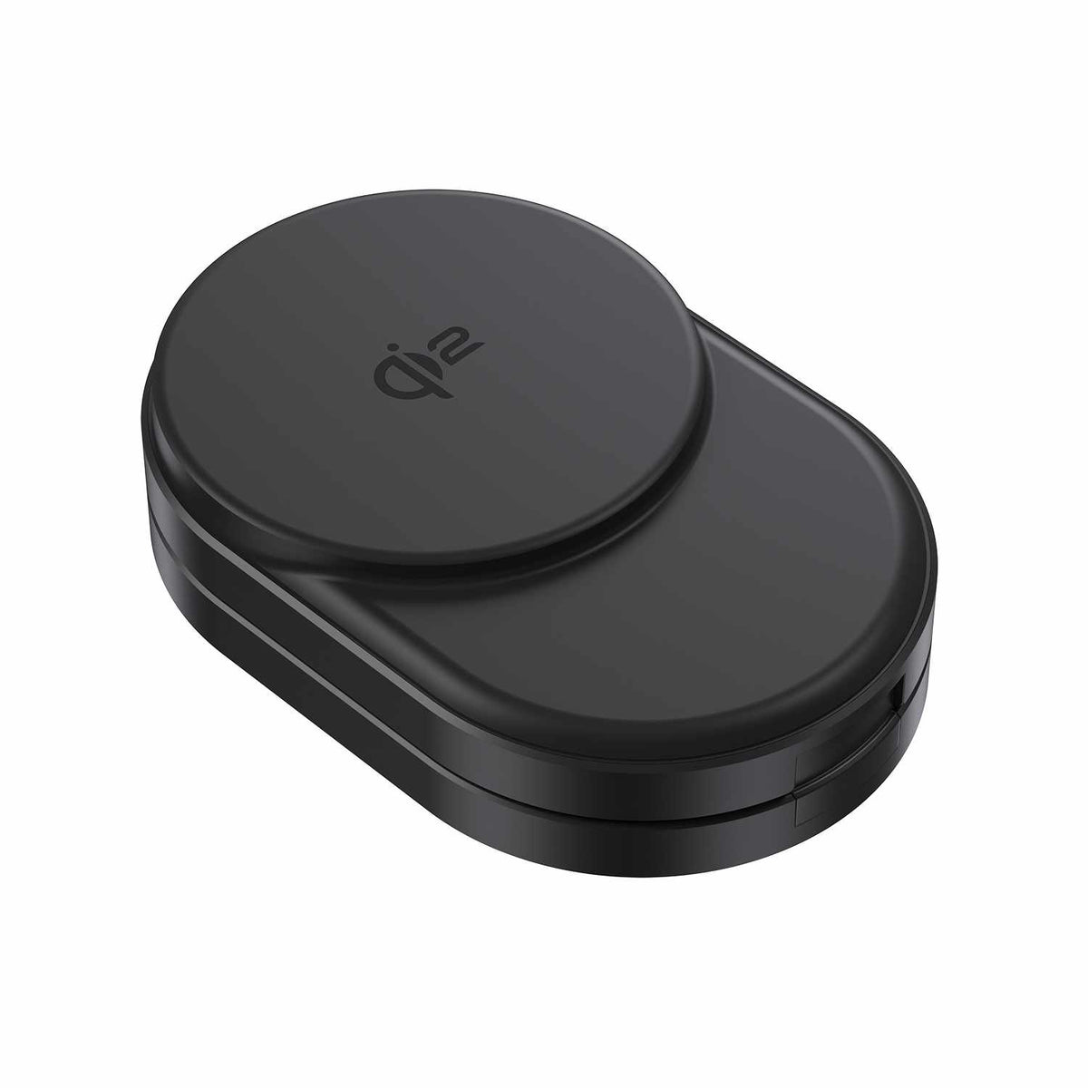 Blu Element BEWCQi23IN1F Qi2 3-in-1 Foldable Wireless Charging Stand 15W MagSafe-Compatible Black