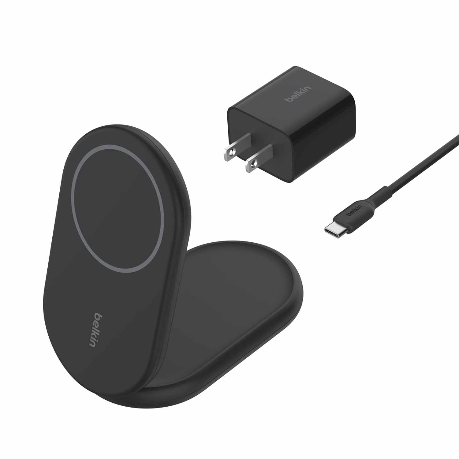 Belkin BoostCharge Qi2 Wireless Charging Stand 15W Black