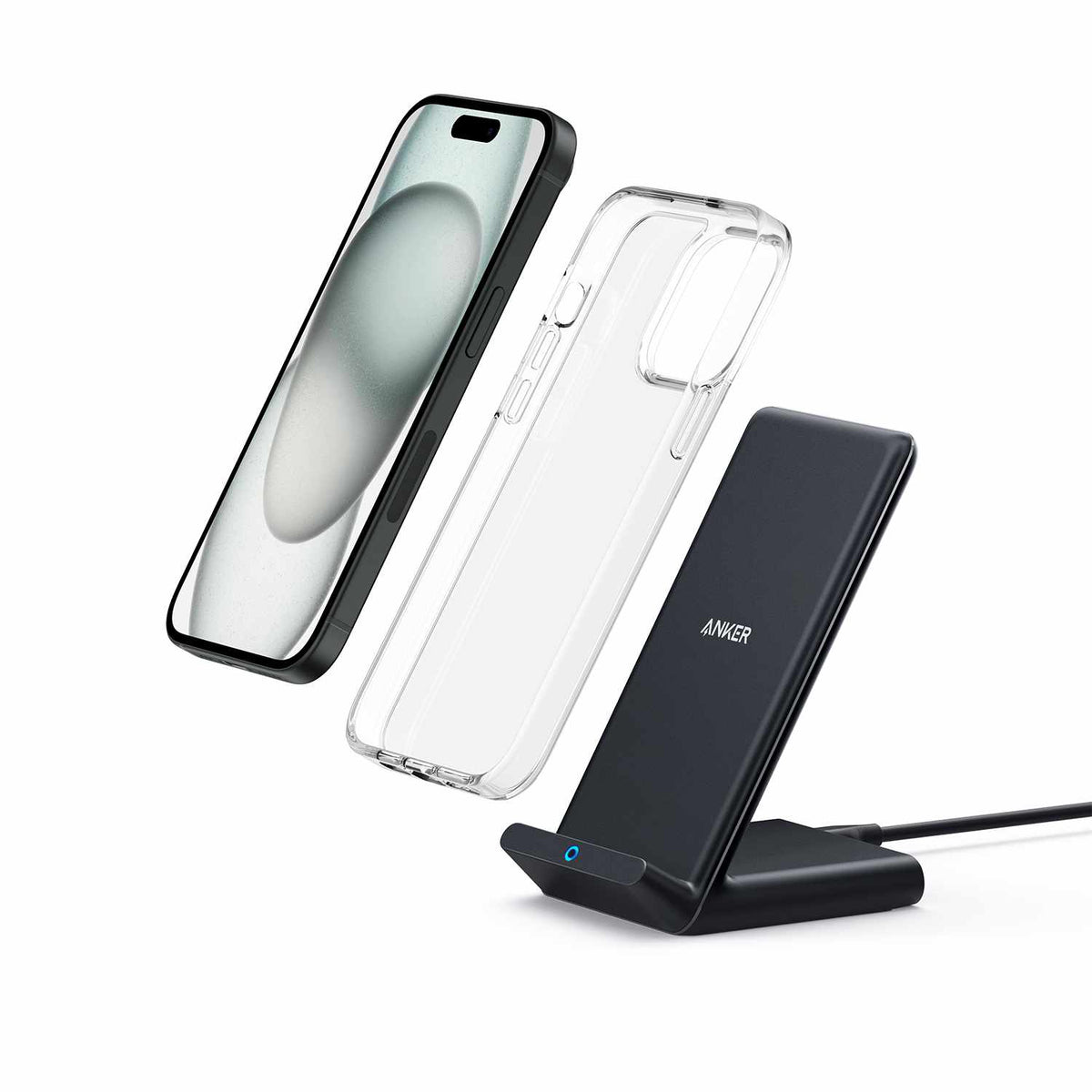 Anker Wireless Charger Stand in Bulke Packaging Black
