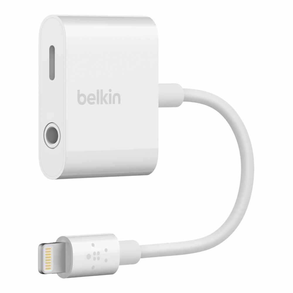Belkin F8J212btWHT 3.5mm and Lightning Headphone Adapter White