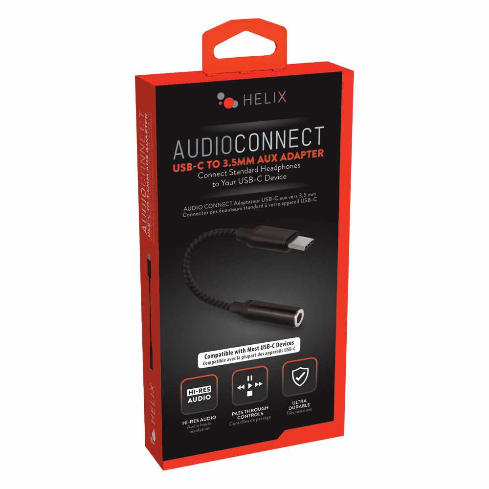 Helix/Retrak ETHADPC35 USB-C to 3.5mm Audio Adapter