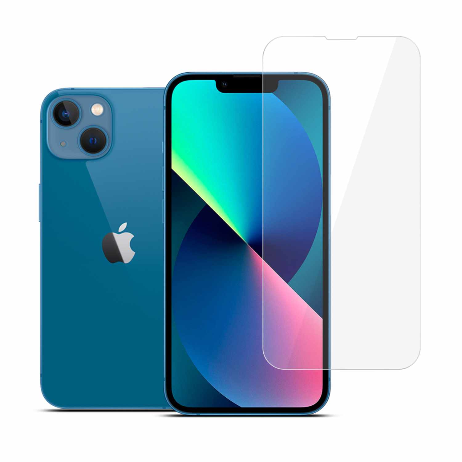 22 Cases Tempered Glass Screen Protector for iPhone 13, iPhone 14, iPhone 16e