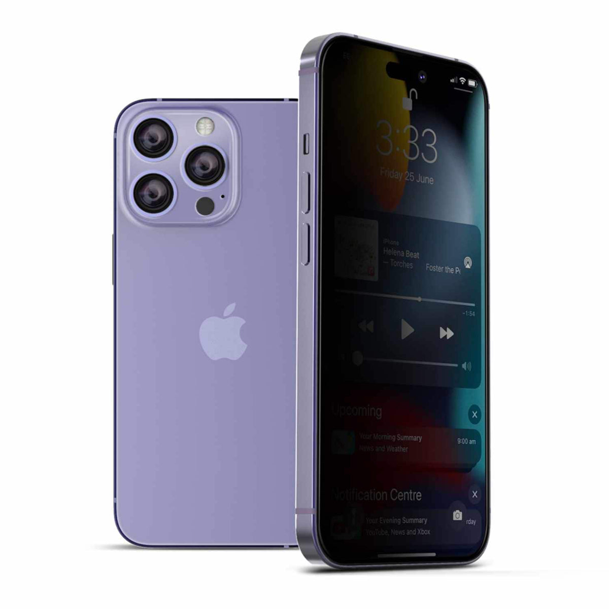 22 Cases Privacy Tempered Glass Screen Protector for iPhone 14 Pro Max