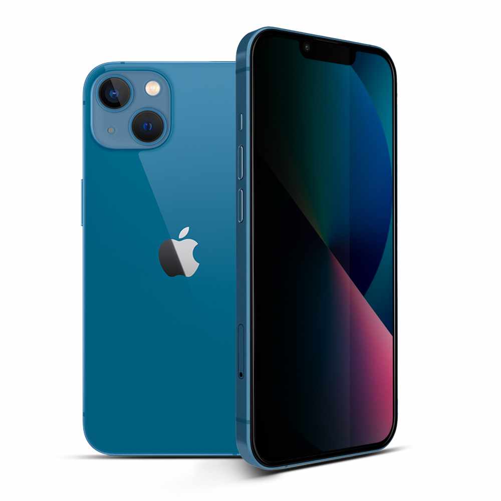 22 Cases Privacy Tempered Glass Screen Protector for iPhone 13, iPhone 14, iPhone 16e