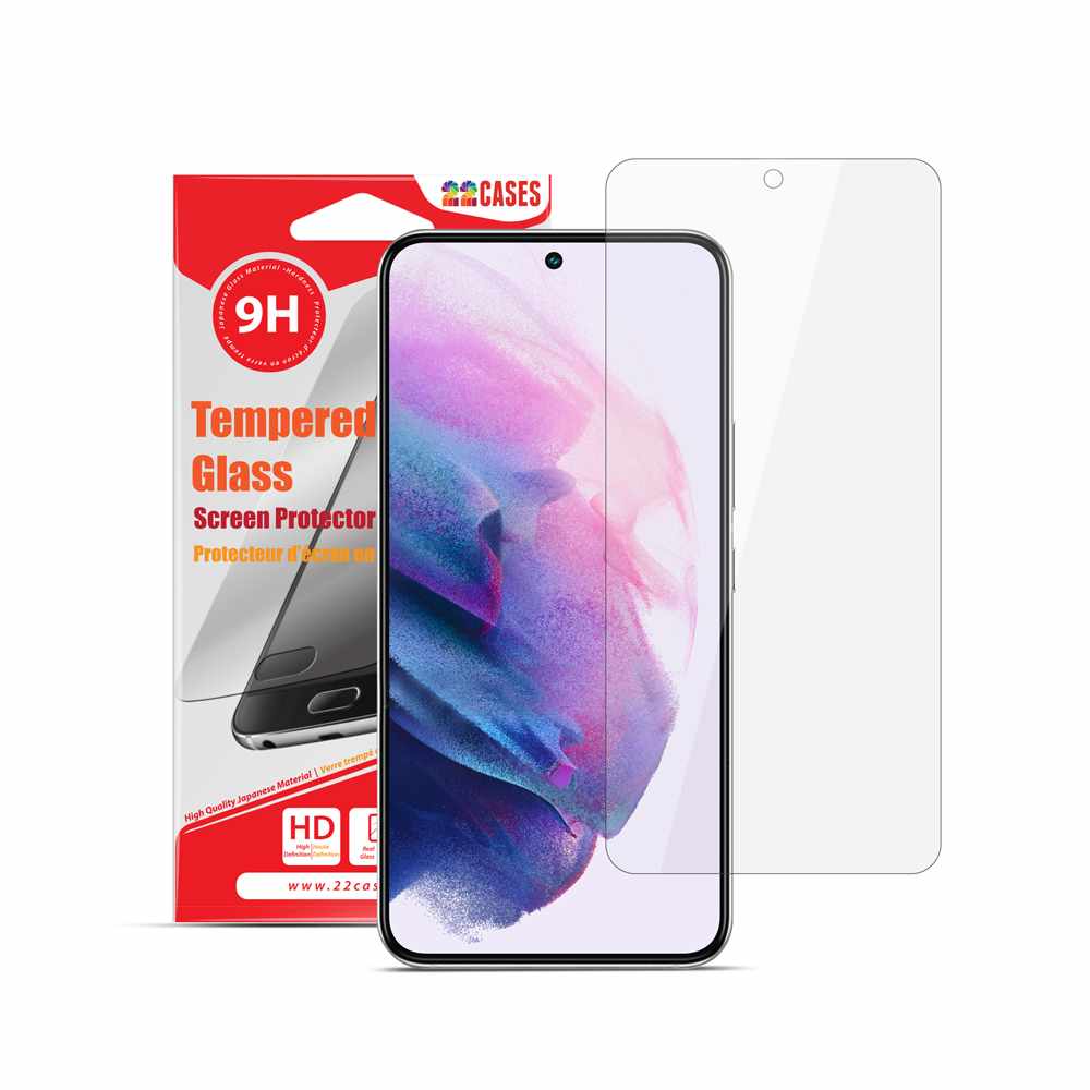 22 Cases Tempered Glass Screen Protector for Galaxy S23, Galaxy S22