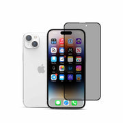 22 Cases Privacy Tempered Glass Screen Protector for iPhone 15